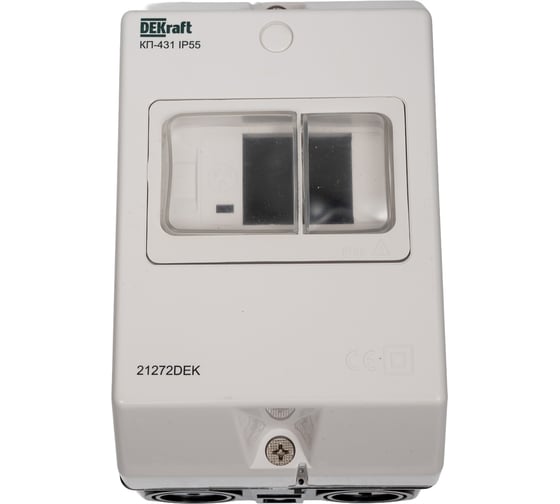 Пластиковый корпус Dekraft КП431-1-IP55 21272DEK 1