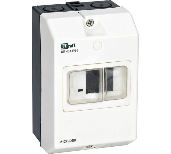 Пластиковый корпус Dekraft КП431-1-IP55 21272DEK 1