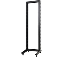 Стойка однорамная TWT 42U, черная TWT-RACK1-42U-BK