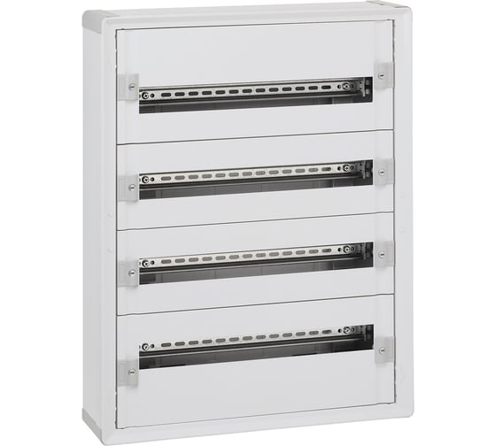 Распределительный шкаф Legrand с пластиковым корпусом XL³ 160 для модульного оборудования 4 рейки 750x575x147 020054 1