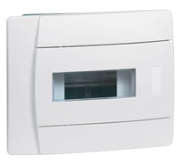 Распределительный щиток Legrand Practibox скрытого монтажа IP 40 IK 07 1 рейка 6 модулей 601110