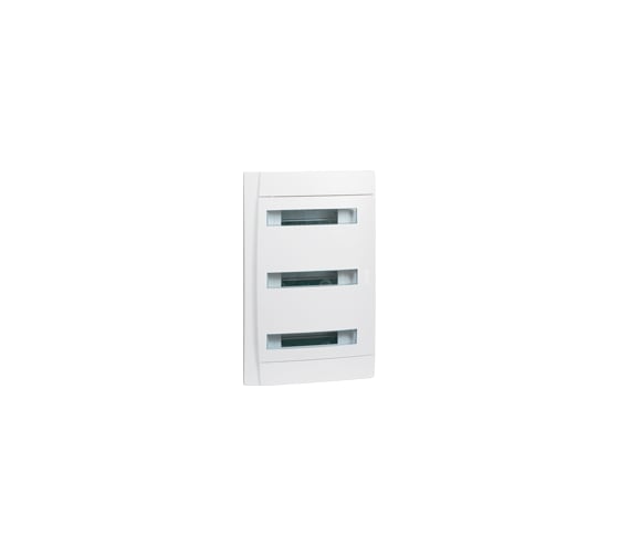 Распределительный щиток Legrand Practibox скрытого монтажа IP 40 IK 07 3 рейки 12 модулей 601114 1