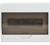 Бокс U-plast ЩРН-П-12 ОМЕГА IP41, прозрачная дверь с шинами, 1 шт ЩРН-П-12 ОМЕГА с шинами 35341237