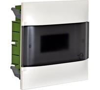 Пластиковый щиток Legrand Practibox S встраиваемый (в полые стены) 1x12 Дымчатая дверь 135571