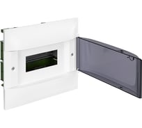 Пластиковый щиток Legrand Practibox S встраиваемый (в полые стены) 1x8 Дымчатая дверь 134578