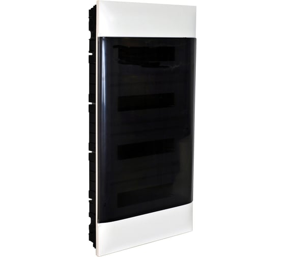 Пластиковый щиток Legrand Practibox S встраиваемый (в полые стены) 4x18 Дымчатая дверь 137579