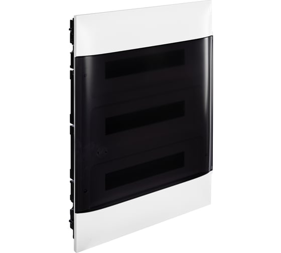 Пластиковый щиток Legrand Practibox S встраиваемый 3x18 Дымчатая дверь 137558