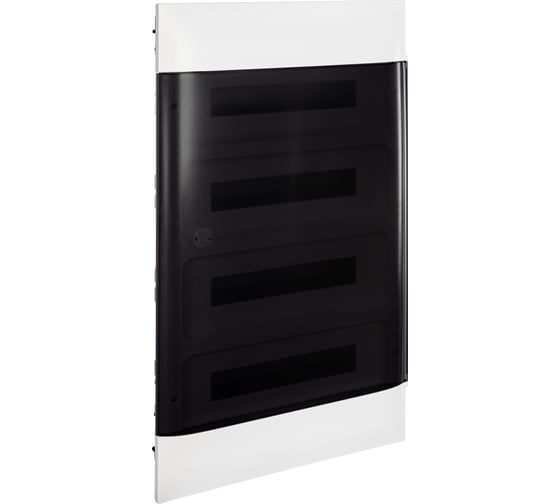 Пластиковый щиток Legrand Practibox S встраиваемый 4x18 Дымчатая дверь 137559