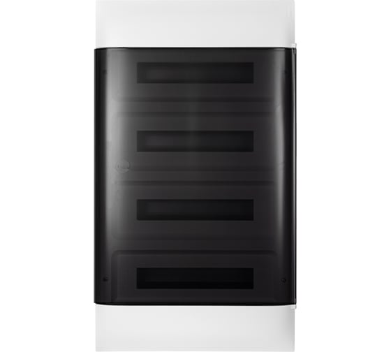 Пластиковый щиток Legrand Practibox S встраиваемый 4x18 Дымчатая дверь 137559