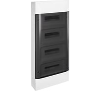 Пластиковый щиток Legrand Practibox S навесной 4x12 Дымчатая дверь 135614