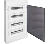 Пластиковый щиток Legrand Practibox S навесной 4x18 Дымчатая дверь 137619