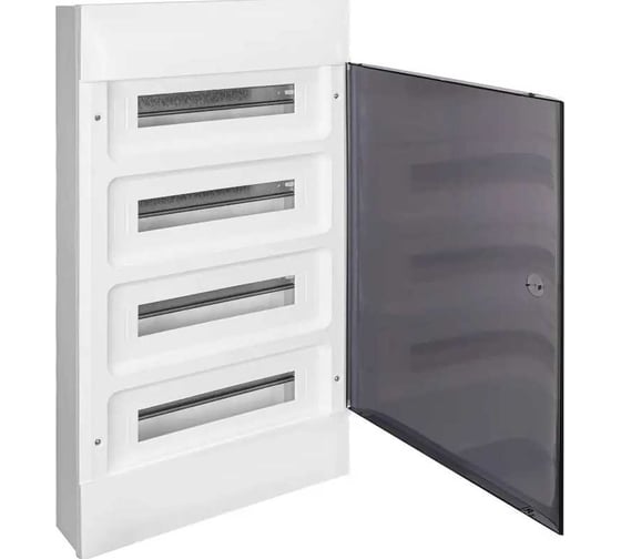 Пластиковый щиток Legrand Practibox S навесной 4x18 Дымчатая дверь 137619 1