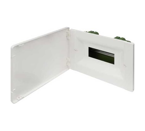 Встраиваемый щиток Legrand Practibox3 белая дверь 1x8м земля 401711 1