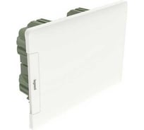 Встраиваемый щиток Legrand Practibox3 белая дверь 1x8м земля+нейтраль 401761