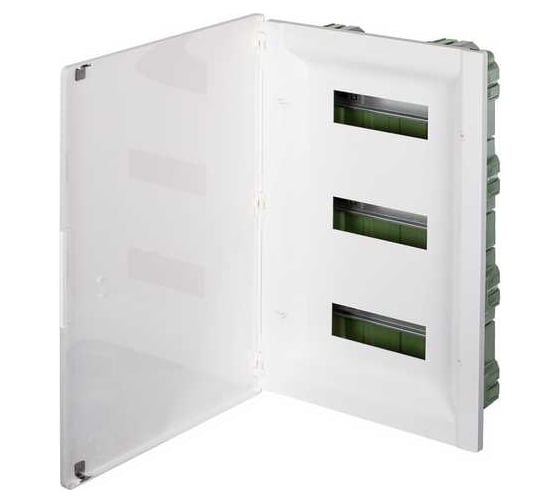 Встраиваемый щиток Legrand Practibox3 белая дверь 3x12м земля 401714