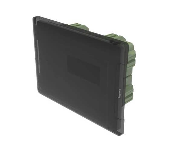Встраиваемый щиток Legrand Practibox3 прозрачная дверь 1x8м земля 401701