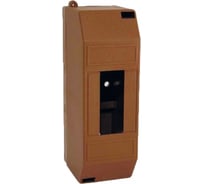 Бокс EKF КМПН, 1/2 темное дерево инд. штрих-код PROxima pbm40-n-2-dark