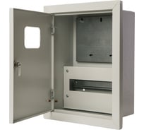 Распределительный встраиваемый учетный щит Dekraft ЩРУВ-1/12 43х33х16 IP31 30301DEK