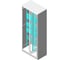 Корпус MULTICOLOR ВРУ-1 IP-54 (1200x2000x450) двустворчатый (ШхВхГ) RAL 7035 MLT.VRU1.54.120.20.45.2D 2