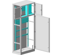 Корпус MULTICOLOR ВРУ-3 IP-54 (630x1800x450) со съемными боковыми панелями (ШхВхГ) RAL 7035 MLT.VRB3.54.63.20.45