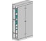 Корпус MULTICOLOR ВРУ-1 IP-54 (1200x2000x450) двустворчатый; съем б/п (ШхВхГ) RAL 7035 MLT.VRB1.54.120.20.45.2D 1