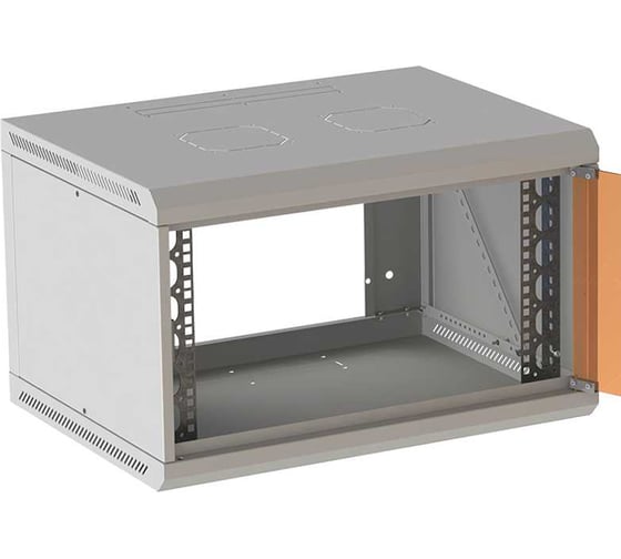 Шкаф настенный телекоммуникационный SUPRLAN стеклянная дверь ТВЛ-12U-600-600-СР 05-1206