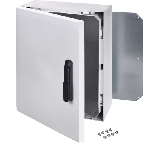 Армированный шкаф Fibox ARCA 705030S PC, серая дверца, поворотная ручка 00378663 1
