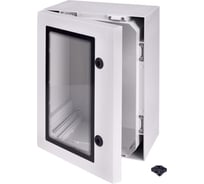 Армированный шкаф Fibox ARCA 403021W PC, дверца с прозрачным смотровым окном 00397423