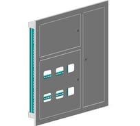 Щит этажный MULTICOLOR (970x1000x140) 6 кв Корпус ЩЭ IP30 RAL 7035 (встраиваемый тип исполнения) (ШхВхГ) MLT.SHE6.97.10.14