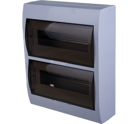 Бокс с прозрачной крышкой Lezard ЩРН-П-24 для наружной уст. 24-х модульных устройств 730-2000-024