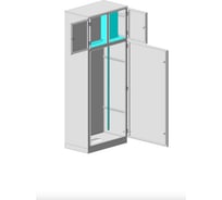 Корпус MULTICOLOR ВРУ-2 IP-54 (450x2000x600) со съемными боковыми панелями (ШхВхГ) RAL 7035; без монтажных панелей MLT.VRB2.54.45.20.60.BMP
