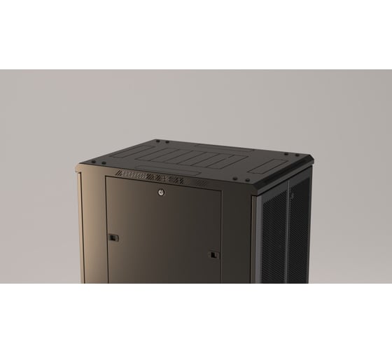Напольный шкаф Hyperline TTR-4266-DD-RAL9005 19-дюймовый, 42U, 2055x600х600 мм ВхШхГ 436014