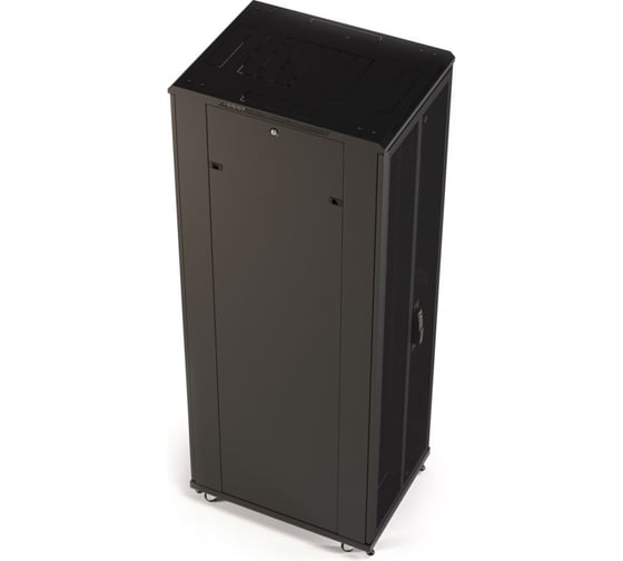 Напольный шкаф Hyperline TTR-4266-DD-RAL9005 19-дюймовый, 42U, 2055x600х600 мм ВхШхГ 436014