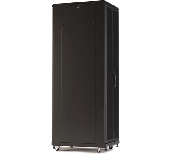 Напольный шкаф Hyperline TTR-4266-DD-RAL9005 19-дюймовый, 42U, 2055x600х600 мм ВхШхГ 436014
