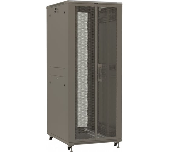Напольный шкаф Hyperline TTR-4788-DD-RAL7035 19-дюймовый, 47U, 2277x800х800 мм ВхШхГ 432002 1