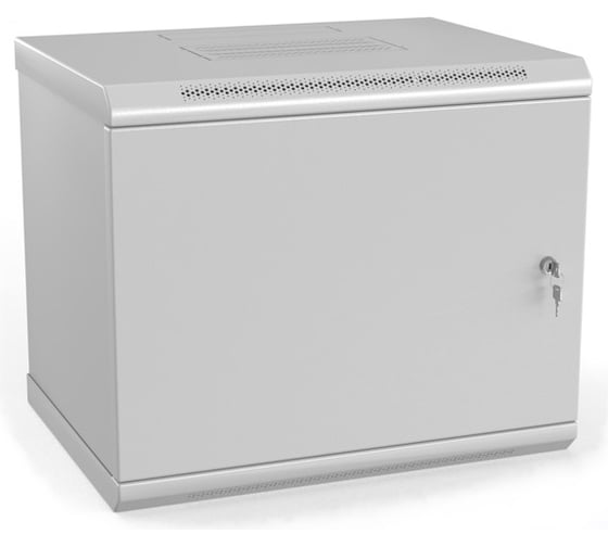 Настенный шкаф Hyperline TWL-0930-SR-RAL7035 19-дюймовый, 9U, 500x600х300мм 432722