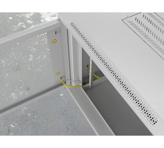 Настенный шкаф Hyperline TWL-1230-SD-RAL7035 19-дюймовый, 650x600х300мм, цвет серый RAL 7035 432726