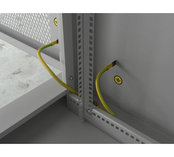 Настенный шкаф Hyperline TWL-1230-SD-RAL7035 19-дюймовый, 650x600х300мм, цвет серый RAL 7035 432726
