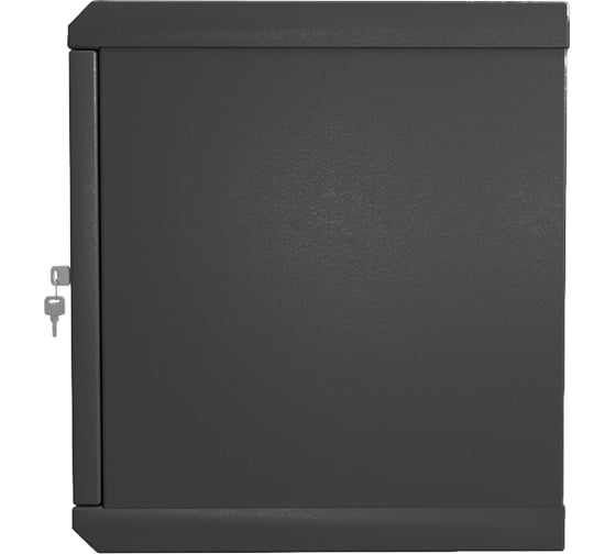 Настенный шкаф Hyperline TWL-1266-SD-RAL9005 19-дюймовый, 12U, 650x600х600мм 432782