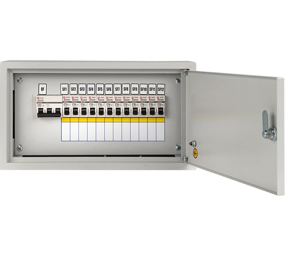 Осветительный щит EKF ОЩВ с автоматом и выключателями 3P 1x63A, 1P 12x16A oshv-63-12