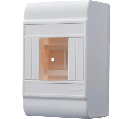 Наружный щитокLezard LUXRAY ШРН-П-S4 пластиковый, распределительный, под 4 модуля 731-2000-0S4