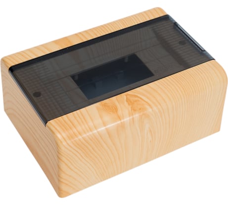 Щиток Рувинил ОП Тусо 9 модулей с прозрачной дверцой 222х160х93мм IP40 сосна 68029-27М