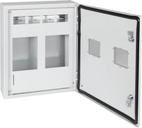 Корпус металлический КЭАЗ ЩУРн-ПРО-3x2-МП/18-550x470x147-IP66-УХЛ1 (3фх2 счетчика на МП с окном учета, 18 модулей, ПРО)- 367476