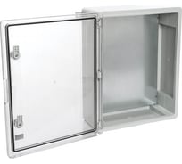 Пластиковый влагозащищенный щит Plastim с монтажной панелью, IP65 прозрачная дверца PP3013