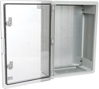 Пластиковый влагозащищенный щит Plastim с монтажной панелью, IP65 прозрачная дверца PP3016
