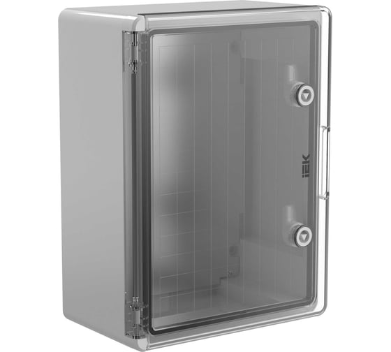 Корпус IEK ЩМПп пластиковый, 400х300х170мм, прозрачная дверь, УХЛ1, IP65 MKP92-N-403017-65