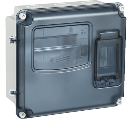 Корпус IEK ЩУРн-П 1/3, IP66, PC, пластиковый, LIGHT MSP1-N-03-66-L