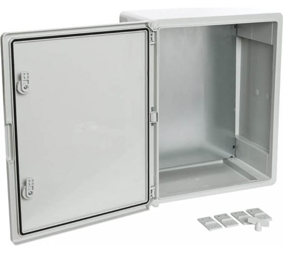 Корпус пластиковый с монтажной панелью ЩМП IP65 серая дверь 500x400x240 Промрукав PR08.26485
