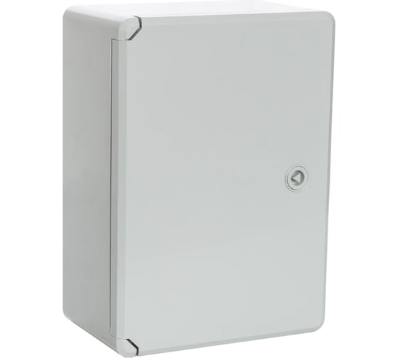 Корпус пластиковый распределительный ЩРН-18 IP65 серая дверь 350x250x150 Промрукав PR08.26498 1