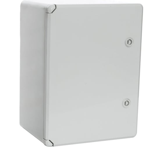 Корпус пластиковый с монтажной панелью ЩМП IP65 серая дверь 400x300x220 Промрукав PR08.26511